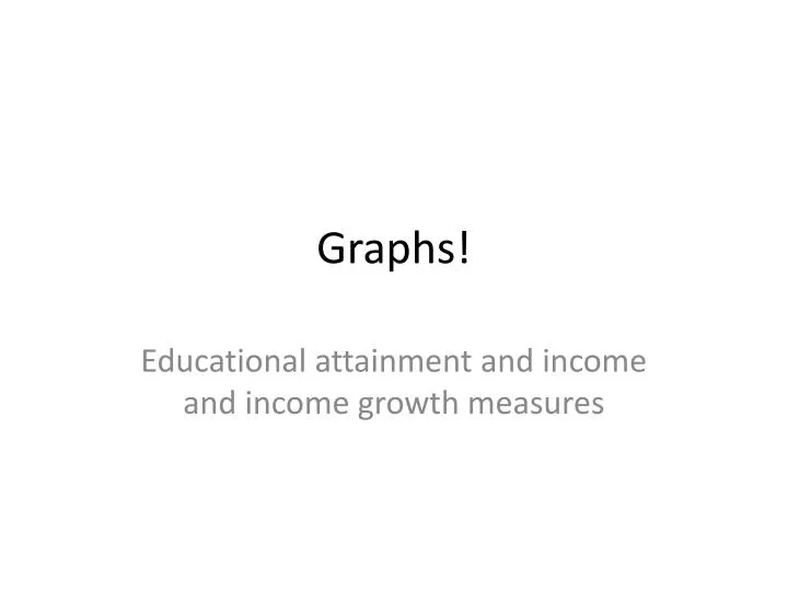 graphs