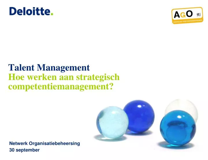 talent management hoe werken aan strategisch competentiemanagement