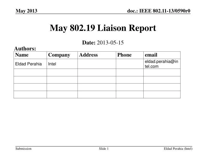 may 802 19 liaison report