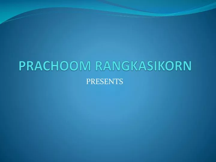 prachoom rangkasikorn