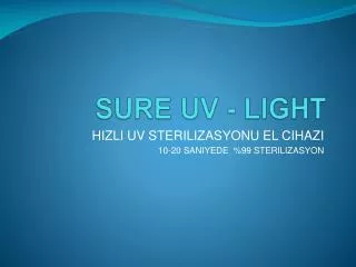 SURE UV - LIGHT