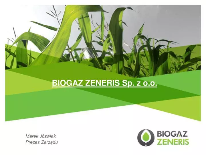 biogaz zeneris sp z o o