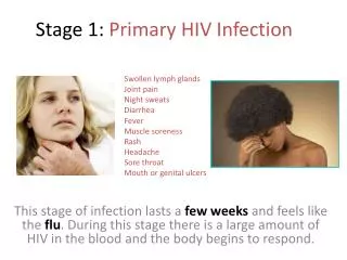 Stage 1: Primary HIV Infection