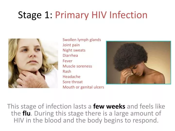 stage 1 primary hiv infection