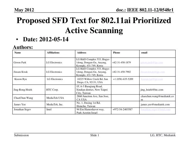 proposed sfd text for 802 11ai prioritized active scanning