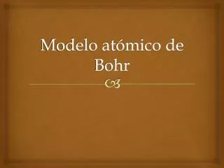 modelo at mico de bohr