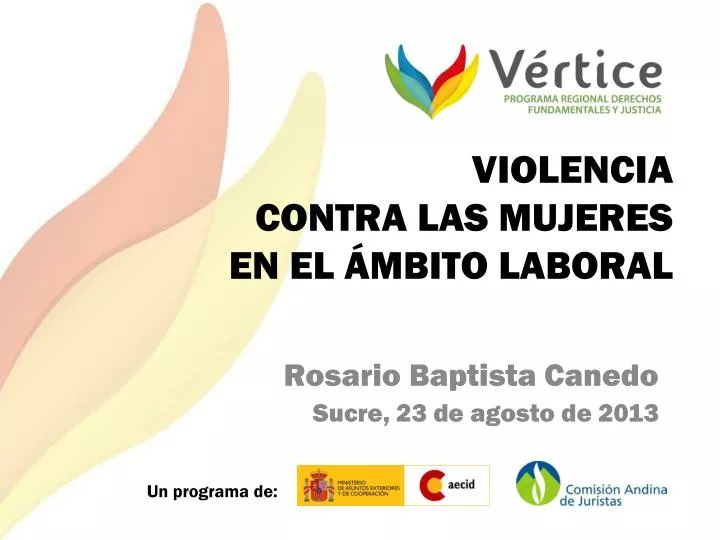 violencia contra las mujeres en el mbito laboral