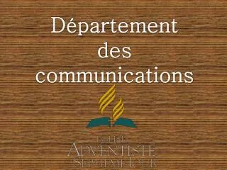 d partement des communications
