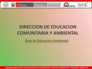 PPT - RED DE EDUCACION AMBIENTAL CSI - UNMSM PowerPoint Presentation ...