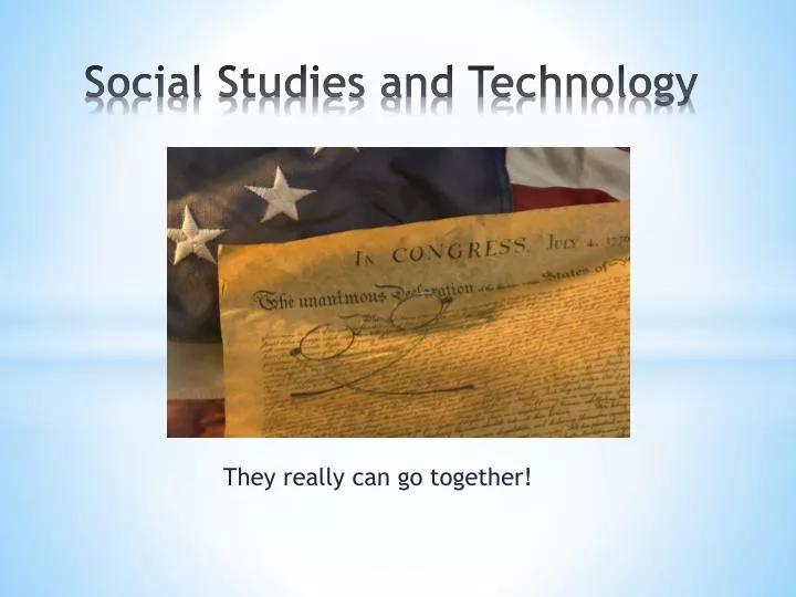 social studies and technology