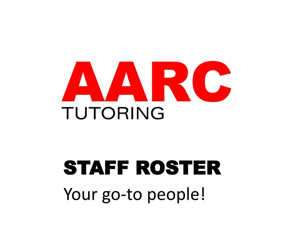 PPT - STAFF ROSTER PowerPoint Presentation, free download - ID:3187295
