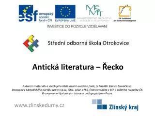 antick literatura ecko