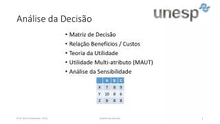 an lise da decis o