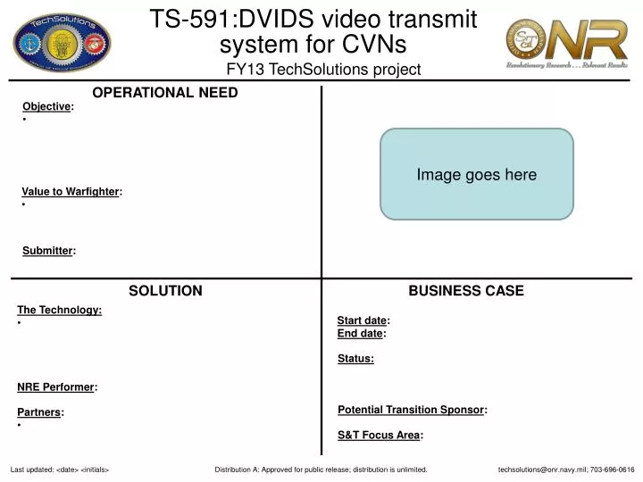 ts 591 dvids video transmit system for cvns