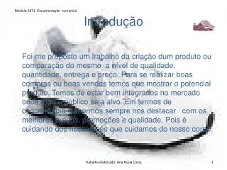 introdu o