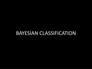 bayesian classification
