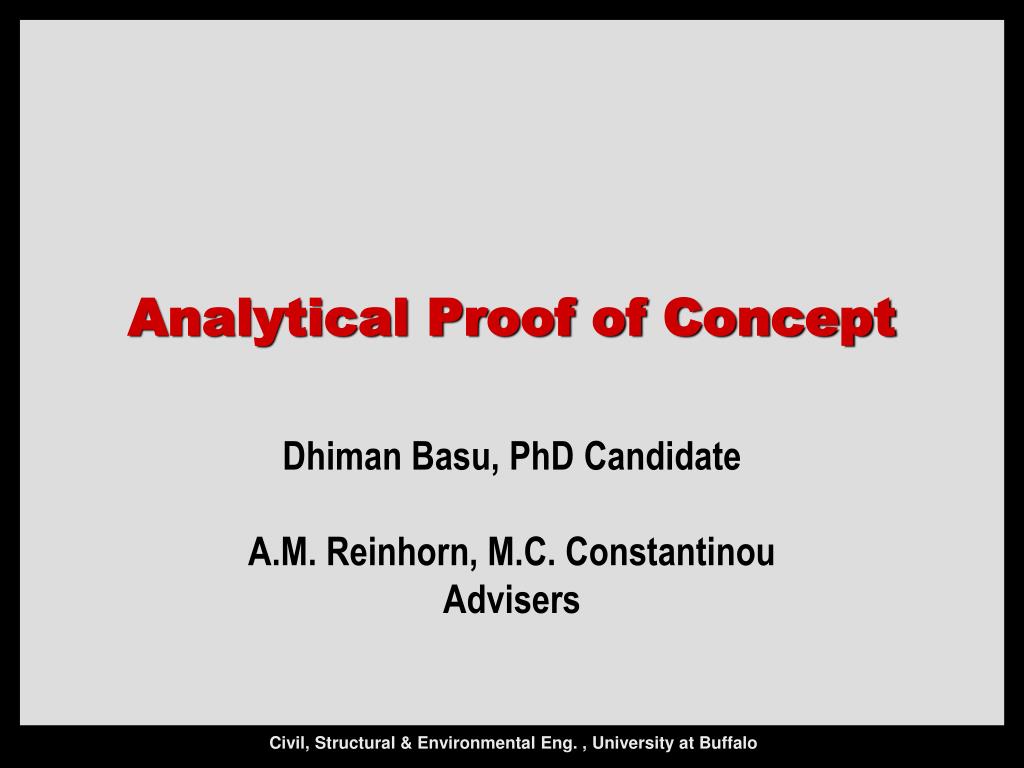 Analytic Proving PPT - Analytical Proof of Concept PowerPoint Presentation, free ...