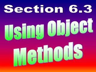 Using Object