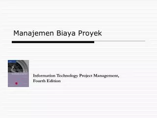 manajemen biaya proyek