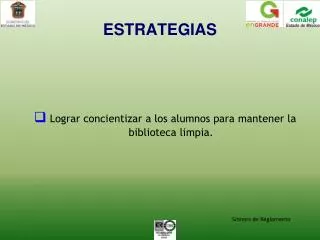 estrategias