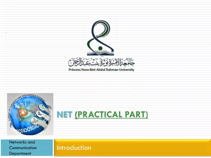 net practical part