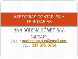 asesor as contables y tributarias