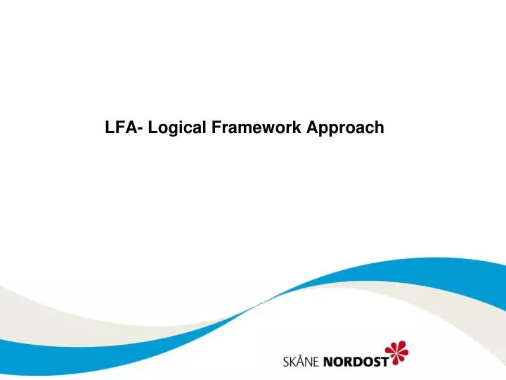 lfa logical framework approach