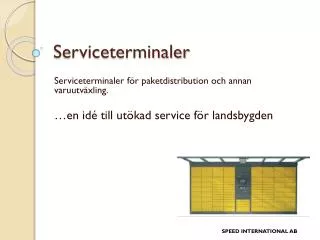 serviceterminaler