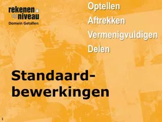 standaard bewerkingen