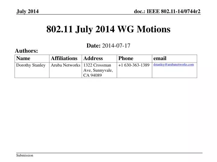802 11 july 2014 wg motions