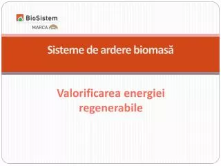 valorificarea energiei regenerabile