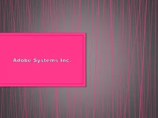 Adobe Systems Inc.