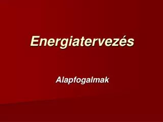 energiatervez s