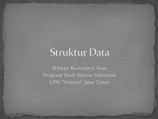 struktur data