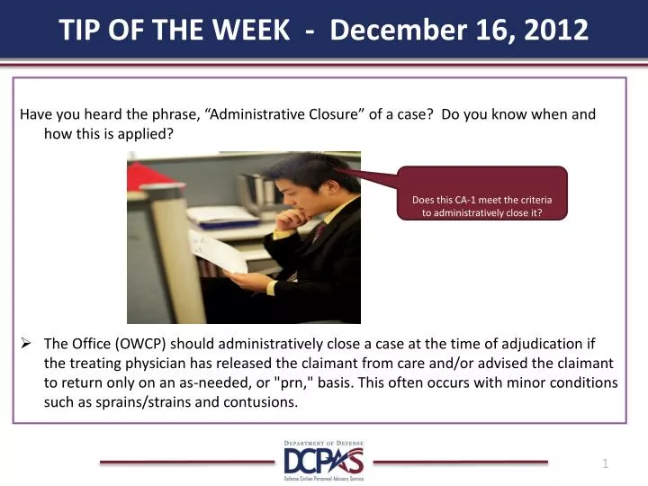 tip of the week december 16 2012