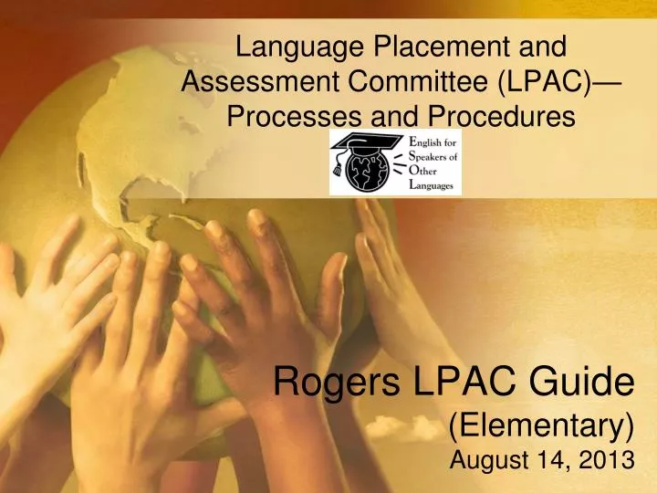 rogers lpac guide elementary august 14 2013