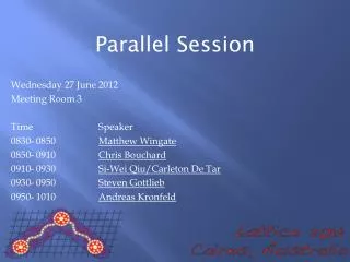 Parallel Session