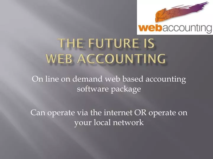 the future is web accounting