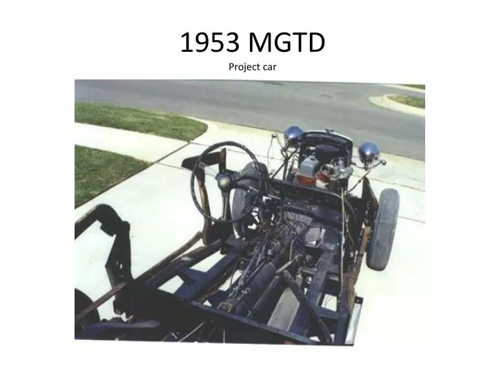 1953 mgtd project car