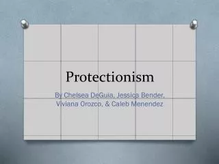 Protectionism