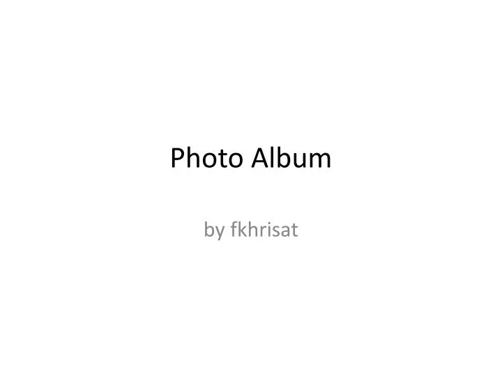 photo album