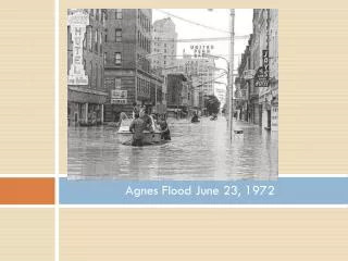 Agnes Flood June 23, 1972