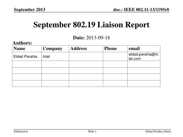 september 802 19 liaison report