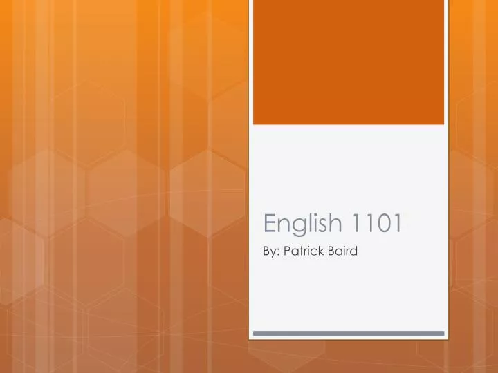 english 1101