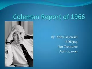 Coleman Report of 1966