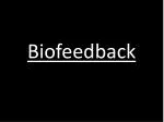 Biofeedback - slide 1