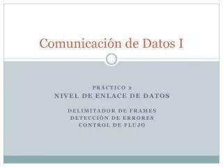 comunicaci n de datos i