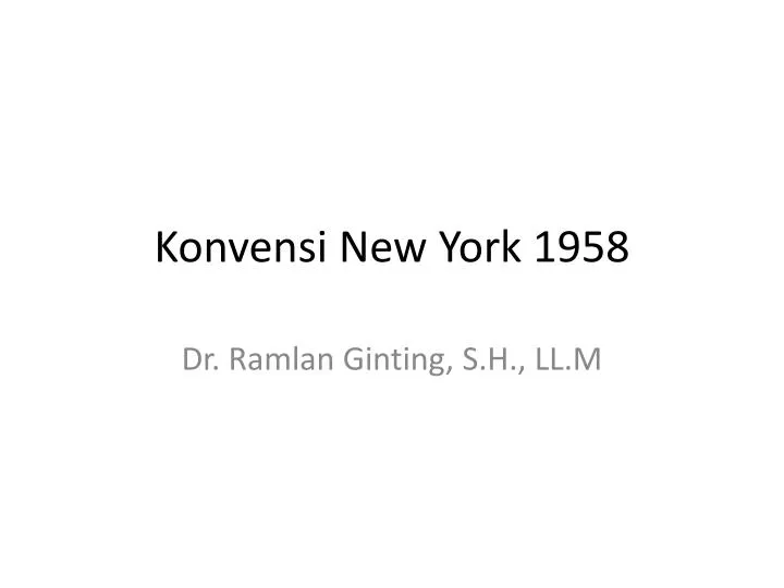 konvensi new york 1958