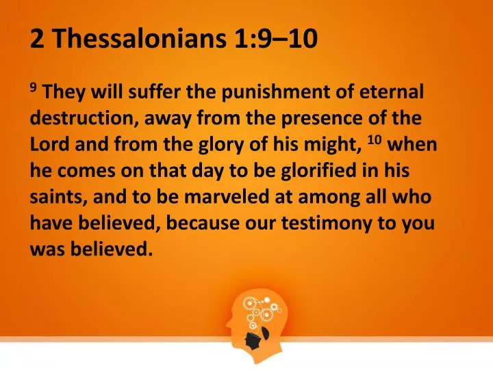 2 thessalonians 1 9 10