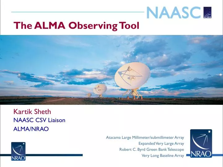 the alma observing tool